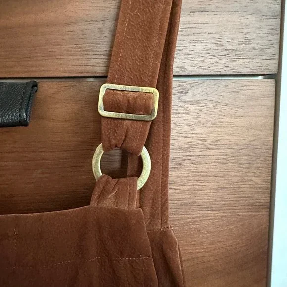 Miracle Eye Sunshine Vegan Suede Overalls - Size M NWOT - Picture 8 of 8